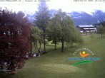 Archived image Webcam Ramsau am Dachstein: Golf course at the hotel Kobaldhof 09:00