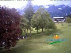 Archived image Webcam Ramsau am Dachstein: Golf course at the hotel Kobaldhof 15:00