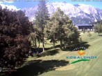 Archiv Foto Webcam Ramsau am Dachstein: Golfplatz am Kobaldhof 15:00