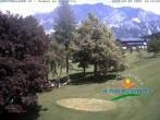 Archived image Webcam Ramsau am Dachstein: Golf course at the hotel Kobaldhof 11:00
