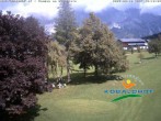 Archived image Webcam Ramsau am Dachstein: Golf course at the hotel Kobaldhof 11:00