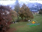 Archived image Webcam Ramsau am Dachstein: Golf course at the hotel Kobaldhof 11:00