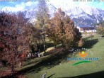 Archived image Webcam Ramsau am Dachstein: Golf course at the hotel Kobaldhof 15:00