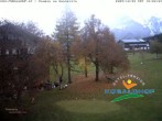 Archived image Webcam Ramsau am Dachstein: Golf course at the hotel Kobaldhof 11:00