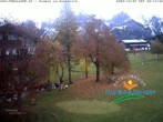 Archived image Webcam Ramsau am Dachstein: Golf course at the hotel Kobaldhof 07:00