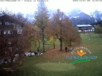Archived image Webcam Ramsau am Dachstein: Golf course at the hotel Kobaldhof 09:00