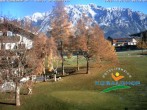 Archived image Webcam Ramsau am Dachstein: Golf course at the hotel Kobaldhof 07:00