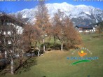 Archived image Webcam Ramsau am Dachstein: Golf course at the hotel Kobaldhof 11:00