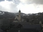 Archived image Webcam Disentis/Mustér, Sogn Gions church 09:00