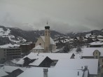 Archived image Webcam Disentis/Mustér, Sogn Gions church 09:00