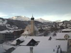 Archiv Foto Webcam Disentis/Mustér, Sogn Gions Kirche 07:00