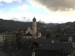 Archiv Foto Webcam Disentis/Mustér, Sogn Gions Kirche 17:00