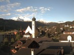 Archiv Foto Webcam Disentis/Mustér, Sogn Gions Kirche 05:00