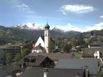 Archiv Foto Webcam Disentis/Mustér, Sogn Gions Kirche 09:00