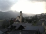 Archiv Foto Webcam Disentis/Mustér, Sogn Gions Kirche 05:00