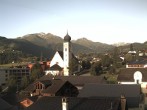 Archiv Foto Webcam Disentis/Mustér, Sogn Gions Kirche 05:00