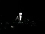 Archiv Foto Webcam Disentis/Mustér, Sogn Gions Kirche 19:00