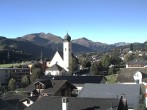 Archiv Foto Webcam Disentis/Mustér, Sogn Gions Kirche 08:00