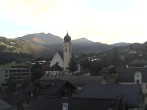 Archived image Webcam Disentis/Mustér, Sogn Gions church 17:00