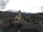 Archived image Webcam Disentis/Mustér, Sogn Gions church 11:00