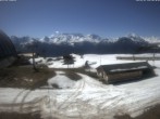 Archived image Webcam Top station gondola Blatten-Chiematte 09:00