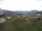 Archived image Webcam Top station gondola Blatten-Chiematte 19:00