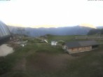 Archiv Foto Webcam Bergstation Gondel Blatten-Chiematte 21:00