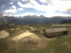 Archiv Foto Webcam Bergstation Gondel Blatten-Chiematte 11:00