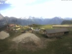 Archiv Foto Webcam Bergstation Gondel Blatten-Chiematte 13:00
