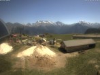Archiv Foto Webcam Bergstation Gondel Blatten-Chiematte 13:00