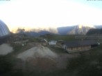 Archiv Foto Webcam Bergstation Gondel Blatten-Chiematte 19:00