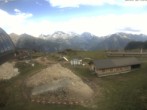 Archiv Foto Webcam Bergstation Gondel Blatten-Chiematte 15:00