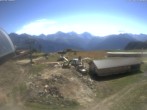 Archiv Foto Webcam Bergstation Gondel Blatten-Chiematte 11:00