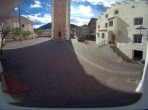 Archived image Webcam Castelrotto/Kastelruth village square, South Tyrol 09:00