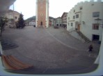 Archived image Webcam Castelrotto/Kastelruth village square, South Tyrol 13:00