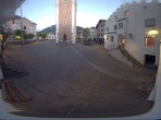 Archiv Foto Webcam Dorfplatz Kastelruth, Südtirol 19:00