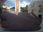 Archiv Foto Webcam Dorfplatz Kastelruth, Südtirol 15:00