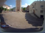 Archived image Webcam Castelrotto/Kastelruth village square, South Tyrol 13:00