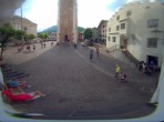 Archived image Webcam Castelrotto/Kastelruth village square, South Tyrol 09:00