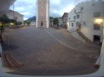 Archiv Foto Webcam Dorfplatz Kastelruth, Südtirol 19:00