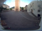 Archiv Foto Webcam Dorfplatz Kastelruth, Südtirol 19:00
