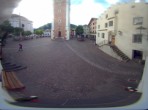 Archiv Foto Webcam Dorfplatz Kastelruth, Südtirol 05:00