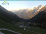 Archived image Webcam hotel Pichlerhof, Ahrntal valley 06:00