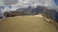 Archiv Foto Webcam Ladurns: Blick von der Bergstation Wastenegg 11:00