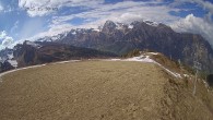 Archiv Foto Webcam Ladurns: Blick von der Bergstation Wastenegg 15:00