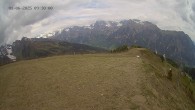 Archiv Foto Webcam Ladurns: Blick von der Bergstation Wastenegg 09:00