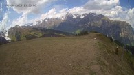 Archiv Foto Webcam Ladurns: Blick von der Bergstation Wastenegg 13:00