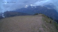 Archiv Foto Webcam Ladurns: Blick von der Bergstation Wastenegg 19:00