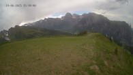 Archiv Foto Webcam Ladurns: Blick von der Bergstation Wastenegg 15:00