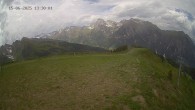 Archiv Foto Webcam Ladurns: Blick von der Bergstation Wastenegg 13:00